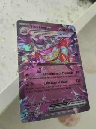 Carta Pokémon Slowking EX Teracristal 086/193
