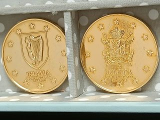Medallas CEE Irlanda y Bélgica 1958-1973