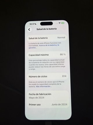 iPhone 15 Pro Max 256GB Plata  Como nuevo