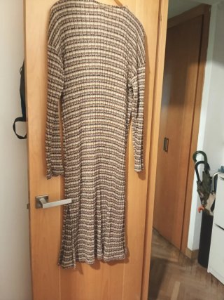 Vestido Boho Beige y Marrón