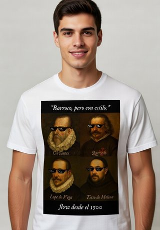 Camiseta Barroco, pero con estilo