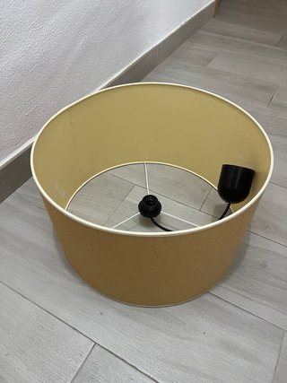Lámpara de techo tela y terciopelo