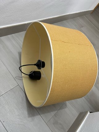 Lámpara de techo tela y terciopelo