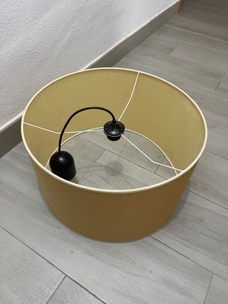 Lámpara de techo tela y terciopelo