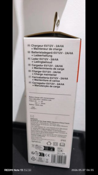 Cargador Batería Inteligente 6V/12V