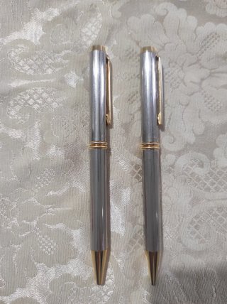 2 Penne Stradivarius colore Argento e Oro