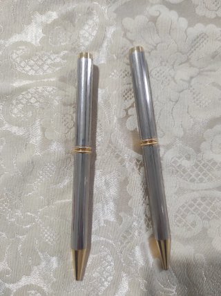 2 Penne Stradivarius colore Argento e Oro