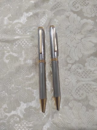 2 Penne Stradivarius colore Argento e Oro