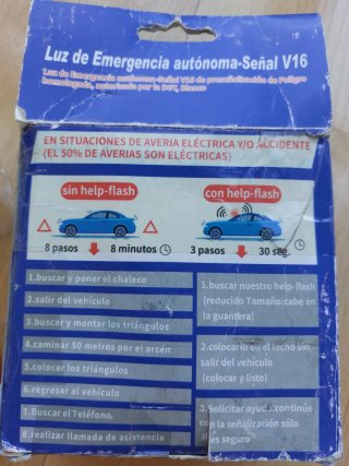 Baliza V16 Luz de Emergencia Autónoma