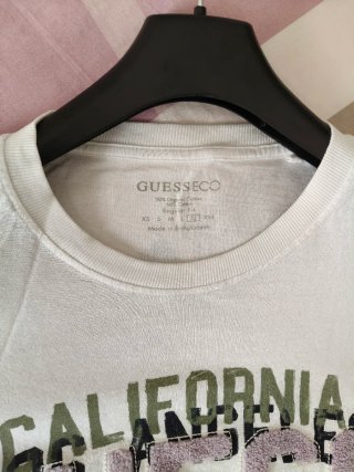Camiseta hombre Guess California 1981 Blanca