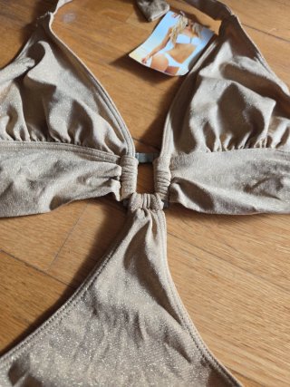 Trikini/Bañador Dorado