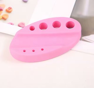 Soporte silicona rosa para cups