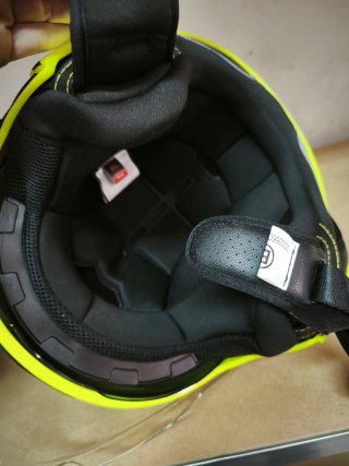 Casco UNIK CJ-11 Amarillo y Negro