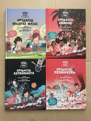 Lote 4 libros col. “Les aventures de la Mane...”