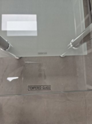 MESA CENTRO DOBLE CRISTAL TEMPLADO SALON DISEÑO