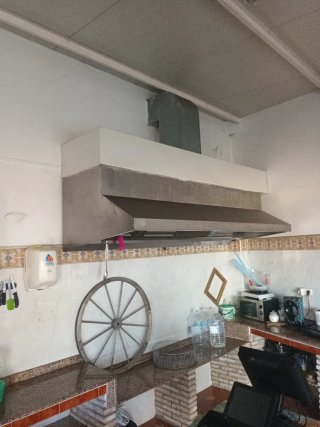 Campana extractora profesional 4 filtros