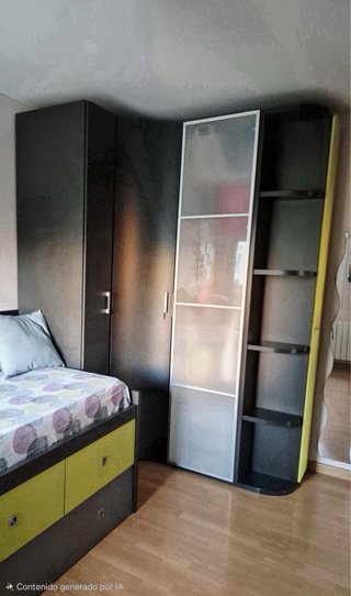 Cama juvenil con cajones y almacenaje