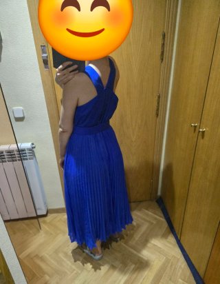 Vestido azul boda