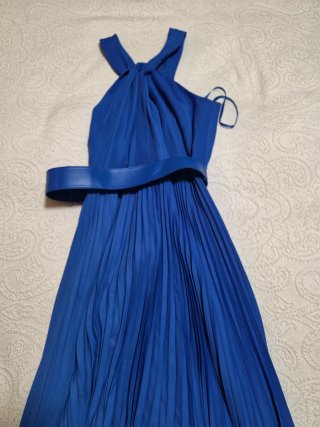 Vestido azul boda