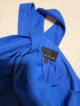 Vestido azul boda