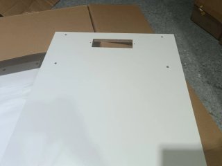 Escritorio elevable L OffiGo 150x120cm LED