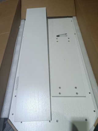 Escritorio elevable L OffiGo 150x120cm LED