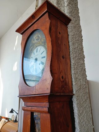 Reloj de pie Morez antiguo