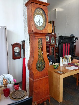 Reloj de pie Morez antiguo
