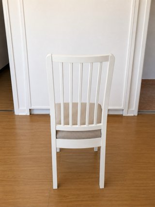 Silla Comedor Nórdica Blanca