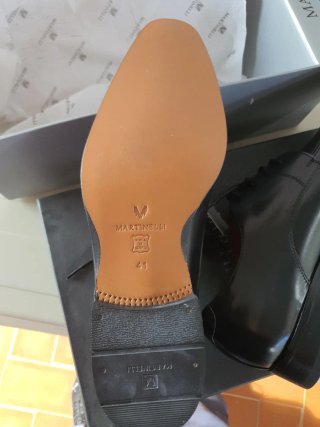 Zapato de piel Martinelli negro