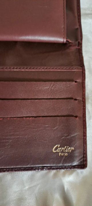 Portafoglio Cartier Pelle Rossa