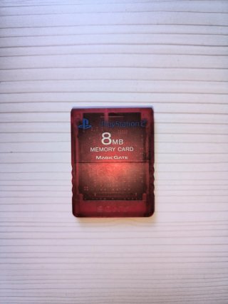 Memory Card Sony PS2 original edición roja