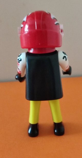 Piloto de moto de carreras Playmobil