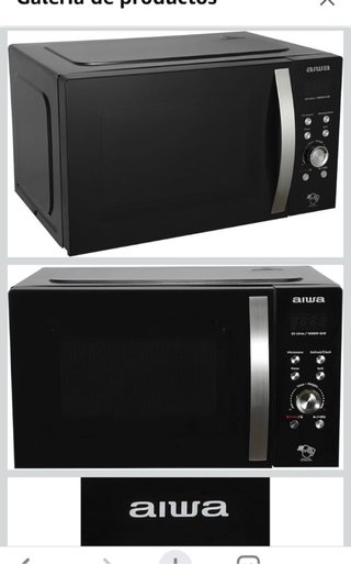 Microondas nuevo Aiwa MW-230DG/BK 23L Grill