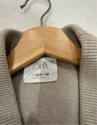 Chaleco Zara Talla Única Beige