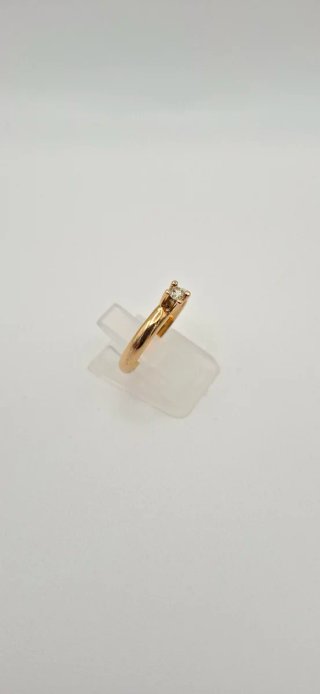 Anillo Oro 18k Solitario con brillante