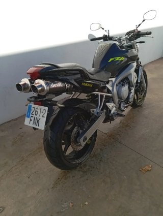 Yamaha FZ6-N Negra - Cambio por Trail