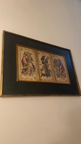 Cuadro decorativo cartas antiguas