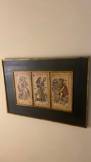 Cuadro decorativo cartas antiguas