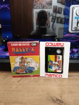 MSX  Rally-X Cartucho ORIGINAL ..CAJA REPRO