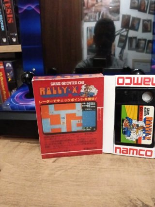 MSX  Rally-X Cartucho ORIGINAL ..CAJA REPRO