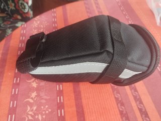Bolsa sillín bicicleta negra