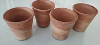 Maceta de barro terracota
