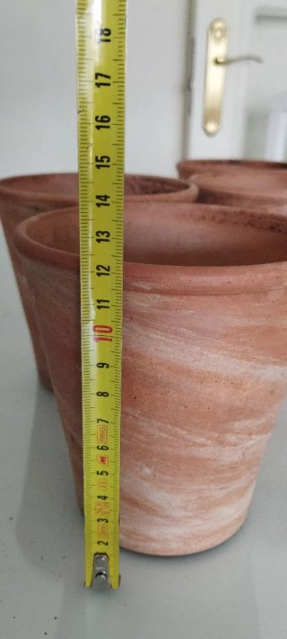 Maceta de barro terracota