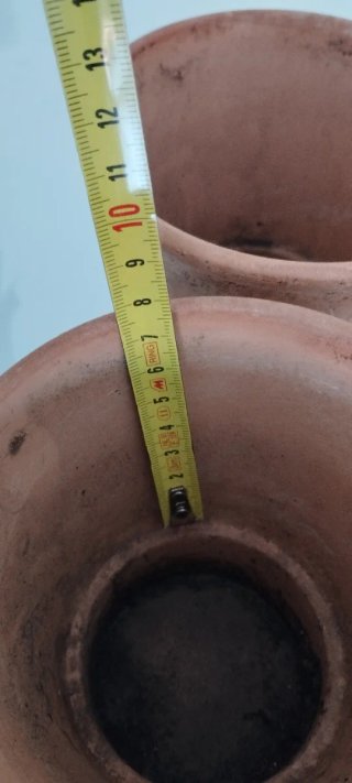 Maceta de barro terracota