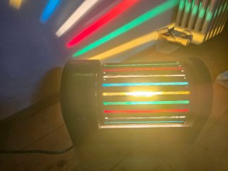 Lampada rotante H&H multicolore