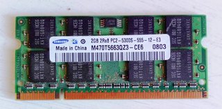 RAM 2gb Samsung per laptop netbook notebook