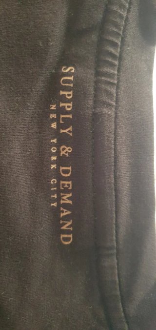 Camiseta Supply & Demand Negra