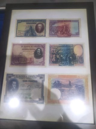 Billetes del Banco de España (25, 50, 100 Pesetas)