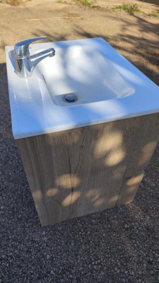 Lavabo de baño con cajonera